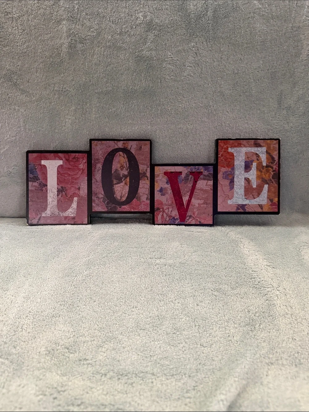 LOVE Block Wall Decor